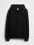 Erkek Siyah Relaxed Gap Logo Sherpa Knit Sweatshirt 2