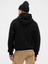 Erkek Siyah Relaxed Gap Logo Sherpa Knit Sweatshirt 4