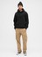 Erkek Siyah Relaxed Gap Logo Sherpa Knit Sweatshirt 5