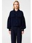 Kadın Yumuşak Dokulu Oversize Triko Hırka Mont Görünümlü Şıklık ve Sunan Tasarım Dayanıklı 4