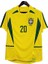 Nostalji Brezilya 2002 Dünya Kupası Finali Alex Iç Saha Retro Forması 2