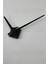 Sessiz Duvar Saati Mekanizması, 14 mm Şaft, Uzun Akrep, Set, Askılı, Siyah Renk 1