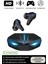 K55 Tws Pro Oyuncu Kulaklığı 3D Stereo Ses Extra Bass Işıklı Mikrofonlu Bluetooth Kablosuz Kulaklık 1