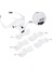 5 Lens 1.0x3.5x, 2led Işıklı ile Ayarlanabilir Gözlük BÜYÜTEÇ9892B2 3