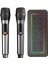 M60 Vega 100W Rgb 2 Adet Kablosuz Mikrofonlu Bluetooth Karaoke Hoparlör (15.000MAH Batarya) 3