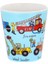 2'li Melamin Alıştırma Bardağı (Wheels & Train) 2