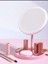 Dokunmatik LED Işıklı USB Li Yuvarlak Masa Üstü Makyaj Aynası Makyaj Aynası Ledli 1