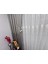 Nivemeshome Elisya 3812 Gümüş Işıltılı 1/3 Pileli Bambu Tül Perde 2