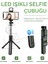 LED Işıklı Selfie Çubuğu Bluetooth Kumandalı Kablosuz Tripot Selfie Monopod Selfie Stick 1
