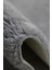 Grı Banyo Halısı Peluş Post Halı Klozet 2 Li Takımı 80X120 + 80X60 3