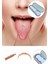 Bakır Oil Pulling Yağ Çekme Dil Plak Temizleme Aleti Dil Fırçası Sıyırıcı Dil Kaşığı 2