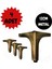 12 cm Modern Model Antik Sarı Dekor Metal Mobilya, Dolap, Koltuk, Tv Ünitesi Ayakları (4 Adet) 1