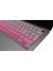 MacBook Klavye Koruyucu Rusça Baskılı Uk-Ters L Enter Tipi Air 13,6-15,3inç- Pro 14,2-16,2inç M1-M2-M3-M4 Pro Max Uyumlu, Ince Hafif Yıkanabilir Silikon Klavye Filmipembe 3