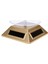 Güneş Enerjili Solar 360 Derece Dönen Vitrin Stand Döner Tabla Gold 2