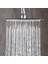 Tepe Duş Başlığı Kare Slim 304 Metal 25X25 cm 1