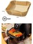 Isıya Dayanıklı Silikon Airfryer Gri Kare Pişirme Matı 20 cm ve 50 Adet Pişirme Kağıdı 5