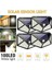 Güneş Enerjili Lamba LED Sokak Dış Ortam Solar Bahçe Aydınlatması Su Geçirmez Sensörlü (100 Led) 1