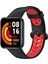 Xiaomi Redmi Watch 2 Spor Delikli Kordon - Siyah-Kırmızı 1