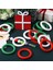 18PC Silikon Boncuklu O Halkalar 65MM Yuvarlak Halka Dıy Anahtarlık Bilezik Kolyesi Için 2 Delikli Noel Süsleri Yapmak (Yurt Dışından) 4