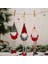 3 Paket Noel Yüzsüz Uzun Bacak Gnome Santa Noel Ağacı Asma Damla Süs Bebek Evi Kolye Hediyeleri (Yurt Dışından) 2
