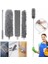 Teleskopik 3'lü Mop Toz Alma Püskülü Çok Fonksiyonlu Temizlik Seti 1