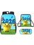 Pikachu Okul Çantası Üç Parça Çocuk Kalem Çantası Seti El Çantası Öğrenciler Omuzlar Geri (Yurt Dışından) 1