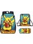 Pikachu Okul Çantası Üç Parça Çocuk Kalem Çantası Seti El Çantası Öğrenciler Omuzlar Geri (Yurt Dışından) 1