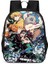 Yeni Anime Demon Slayer Öğrenci Okul Çantası Büyük Kapasiteli Kolej Tarzı Omuz Çantası (Yurt Dışından) 1