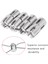 8 Pcs Paslanmaz Çelik Tel Halat Yeşil Duvar Kafes Kişisi Fitting Cross Clip 3mm Tel (Yurt Dışından) 3