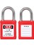 9 Pcs Lockout Tagout Kilitleri Etiketler Set- Lockout Kilitler Anahtarlı Farklı Güvenlik Astarcıları Kilitleme Istasyonu Kilitle Etiket Çıkış Kiti (Yurt Dışından) 5