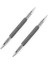 2pcs Çift Kafa Tırnak Setleyicileri, 3/32 ve 1/8 Inç Yay Tırnak Seti Çekiçsiz Tırnak Ayarlayıcı Set Seti Kapı Menteşe Pimi Çıkarma Aracı (Yurt Dışından) 1