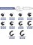 Kablo KELEPÇELERI-112 Pcs 10 Boyutlar- Paslanmaz Çelik Boru Kelepçesi Çiftlik Kiti Kauçuk Yastık Yalıtımlı Tel Kelepçeler (Yurt Dışından) 2