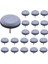 20PCS 25MM Sandalye Planörleri Mobilya Kaydırıcıları Ptfe Kolay Hareketli Pedler Çivi Ayakları ile Parke Zemin Için Koruyucu (Yurt Dışından) 1