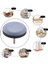 20PCS 25MM Sandalye Planörleri Mobilya Kaydırıcıları Ptfe Kolay Hareketli Pedler Çivi Ayakları ile Parke Zemin Için Koruyucu (Yurt Dışından) 5