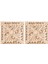 2 Paket Ahşap Oyma Aplike Onlay Kare Oyma Çıkartma Boyasız Çiçek Kapı Dolabı Mobilya Dekorasyonu 3.94X3.94INCH (Yurt Dışından) 1
