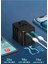 25W Evrensel Seyahat Adaptörü, Eu/us/uk/au Priz Dönüştürücü, 1x Usb, 2x Type-C Hızlı Şarj 4
