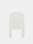 32319 Modal Karışımlı Uzun Kollu Top-Ekru 6