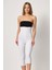 Beyaz Mı Emay 2868 Fermuarlı Kapri Tayt Lazer Korse 1