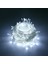 100 Ledli 8 Fonksiyonlu 10 Metre LED Aydınlatma Dekor Lambası (Beyaz) 2