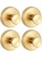 4pcs Vantuz Kancaları Duş Duvarı Yok Tatbikat Kancası Çıkarılabilir Yeniden Kullanılabilir Havlu Kancaları Mutfak Cam Kapı Penceresi Altın (Yurt Dışından) 1