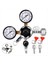 CGA-320 Keg Regülatörü 1/4inch ve 5/16 Inç Konektörlü Kegeratör Basınç Regülatörü Için Çift Aşamalı Gösterge Co2 Regülatörü (Yurt Dışından) 1