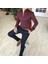 italyan stil slim fit dik yaka saten erkek gömlek Bordo T4742 3