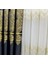 Nivemeshome Stella Altın Dokulu B121546 1/3 Sık Pileli Tül Perde Apm 6
