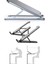 Dik Duruş Laptop Tablet Stand Yükseklik Ayarlı Plastik 2