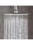 Tepe Duş Başlığı Kare Slim 304 Metal 20X20 cm KTD101 3