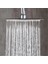 Tepe Duş Başlığı Kare Slim 304 Metal 20X20 cm KTD101 6