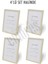 Ahşap Resim Çerçevesi 4&apos;lü Set Halinde 21 x 29 cm (A-4) Boyutunda 2