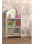 Kaitos Montessori Kitaplık Suntalam Malzeme ile 50x93x15 Cm Beyaz Renkli Modern Tasarım 4