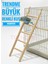 Trendme Büyük Ahşap Kuş Merdiveni 30 cm ( Boyasız ) 1