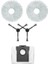 Dreame L10S Pro Ultra Head (RLL82CE) Robot Süpürge Uyumlu Toz Torbalı 5'li Yedek Parça Seti 1
